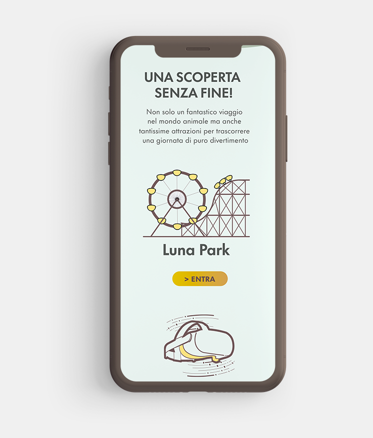 Preview del sito mobile
